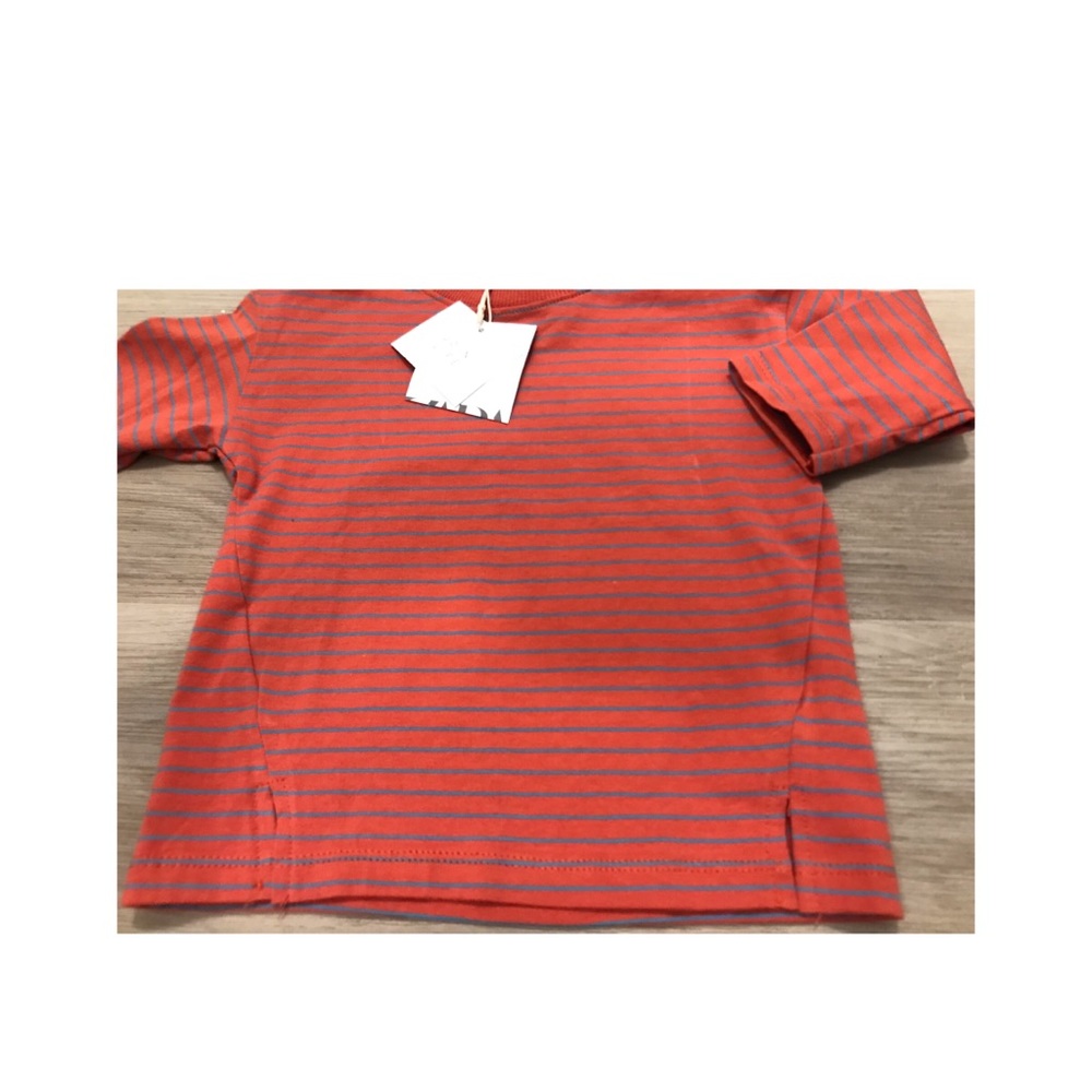 ZARA BABY STRIPE LONG SLEEVE SHIRT SIZE 3-6 MONTHS - Picture 3 of 3